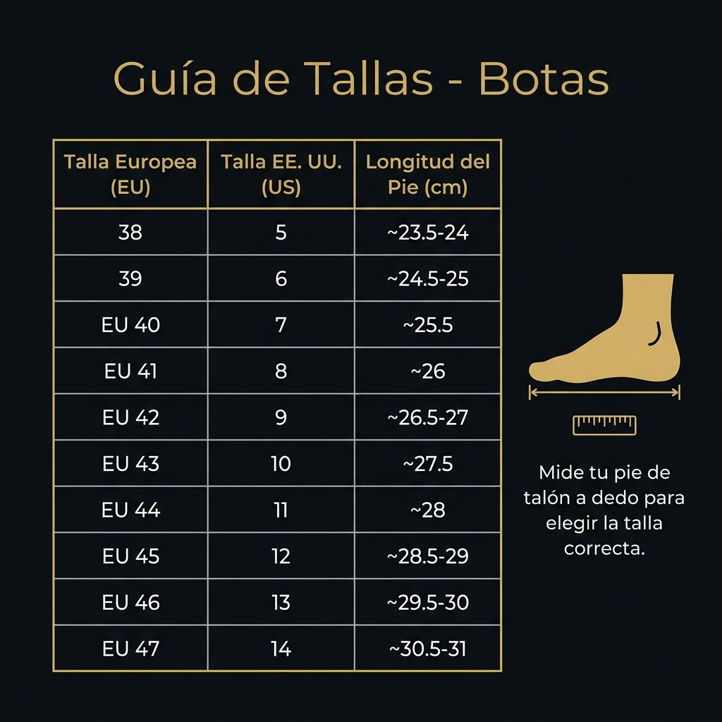 Guía de Tallas