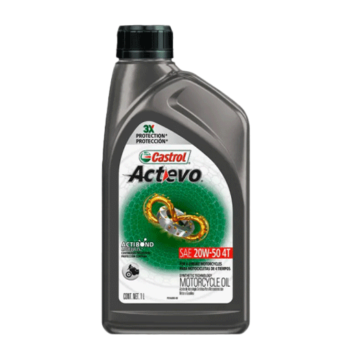 Aceite Castrol Actevo 20W-50 Semi 4T 1Lt
