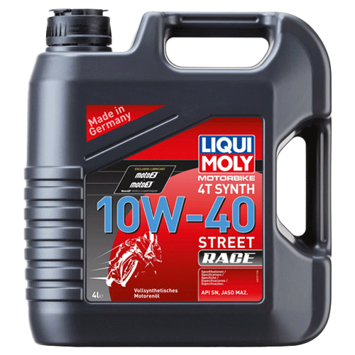 Aceite Liqui Moly 10W-40 Race 4T 4Lt