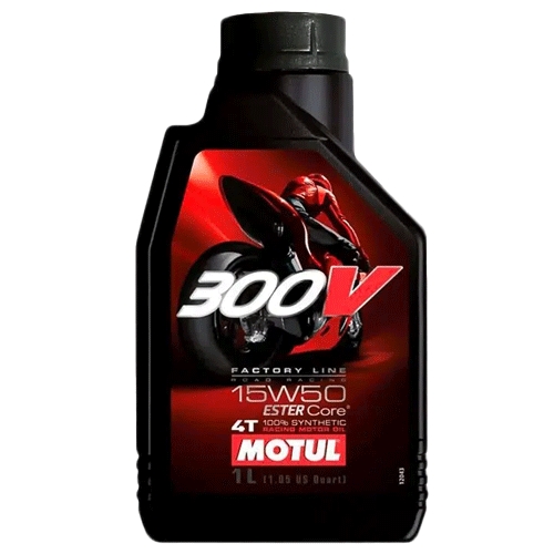 Aceite Motul 300V 15W-50 4T 1Lt