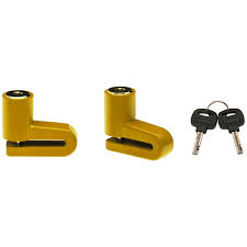 Candado GW Freno Sin Alarma Mediano Amarillo