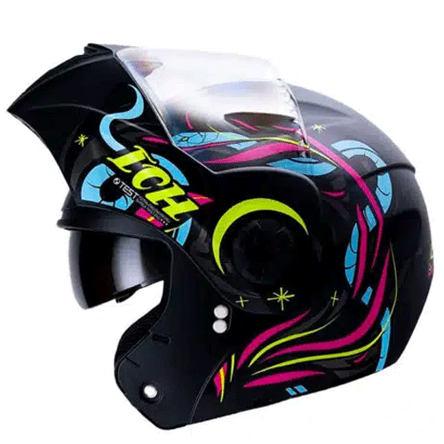 Casco Ich 3110S Calmnezz Negro/Amarillo