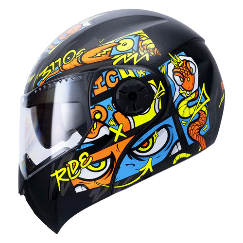 Casco Ich 3110S Renfex Negro/Naranja