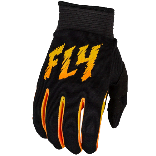 Guantes Fly Kids F-16 Negro/Amarillo