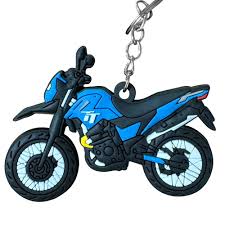Llavero Moto Tt Azul