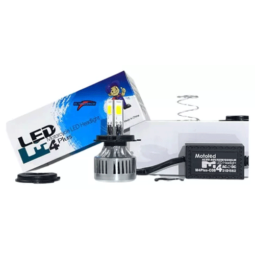 Luz Led Motoled 8000Lms H4 12V Alt/Dir