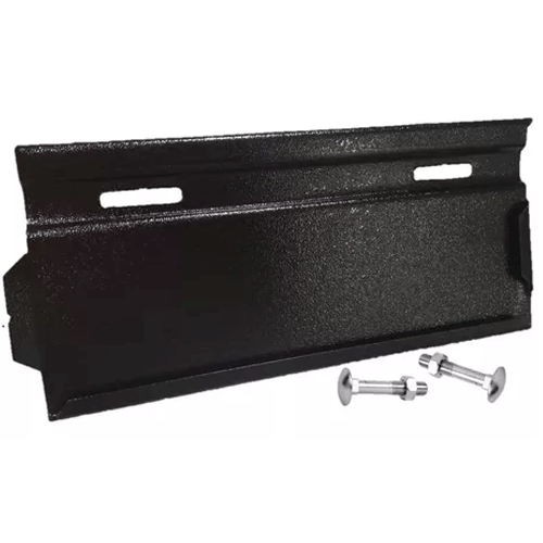 Porta Placa Lamina Negro