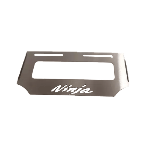 Porta Placa Lamina Plata Ninja