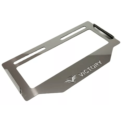 Porta Placa Lamina Plata Victory