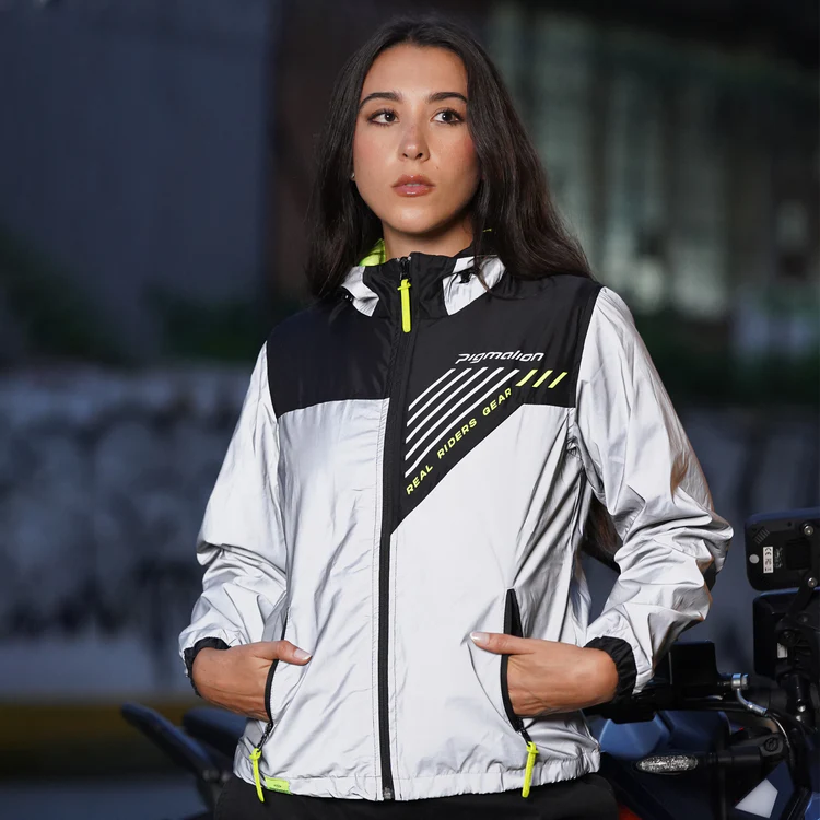 CHAQUETA CORTAV PIGMALION REFLE REAL RIDERS FEM