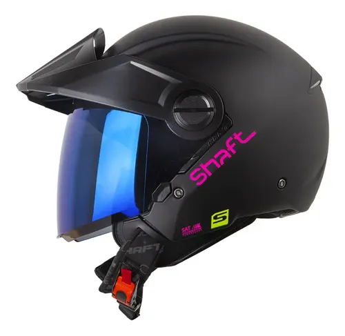 CASCO SHAFT 212 SOLID NEGRO FUCSIA MATE
