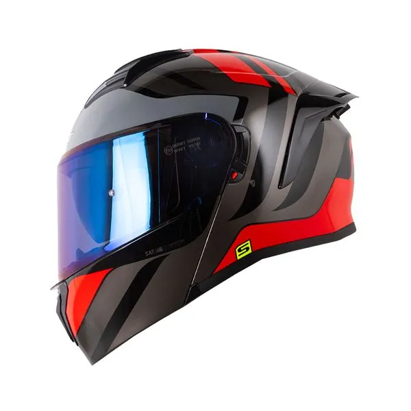 CASCO SHAFT 3820 MENTOX NEGRO ROJO