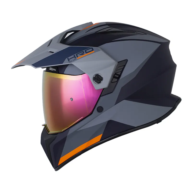 CASCO HRO MX340 LONG AZUL GRIS