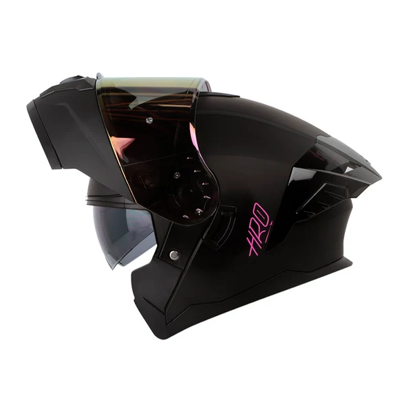 CASCO HRO 3480DV SOLID NEGRO FUCSIA MATE