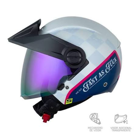 CASCO SHAFT 212 TREMBLE BLANCO FUCSIA