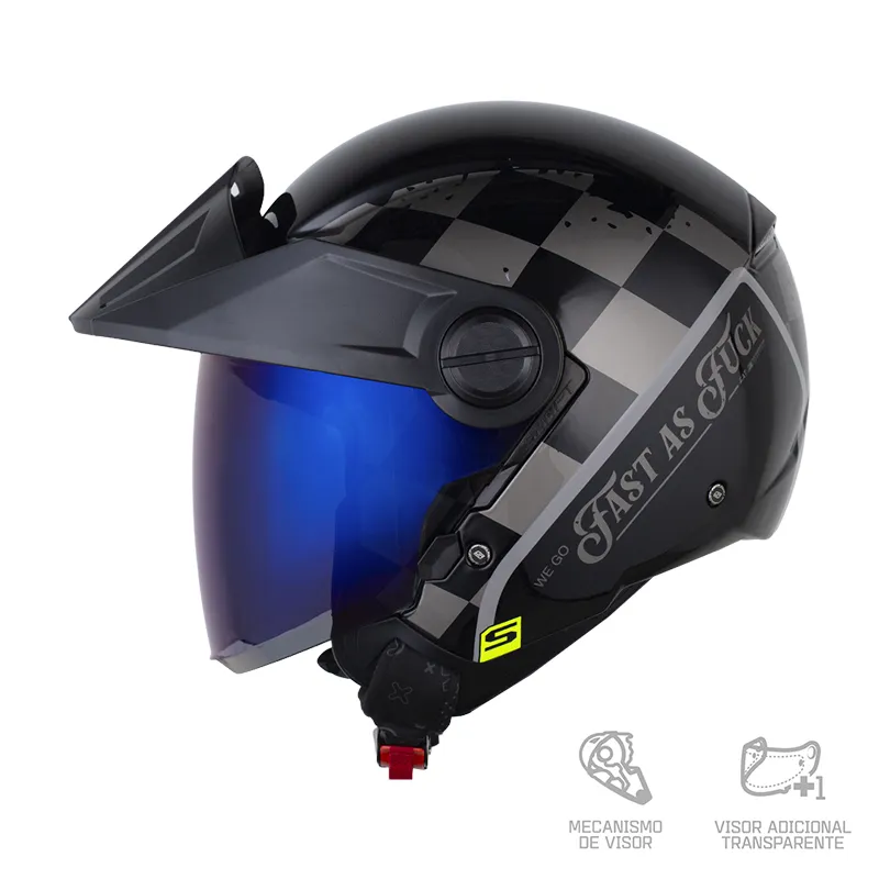 CASCO SHAFT 212 TREMBLE NEGRO GRIS