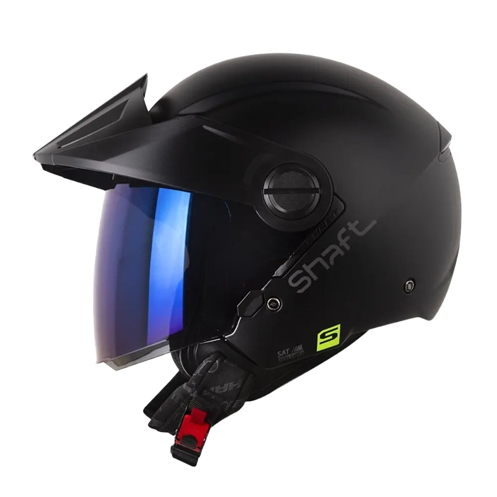 CASCO SHAFT 212 SOLID NEGRO GRIS MATE