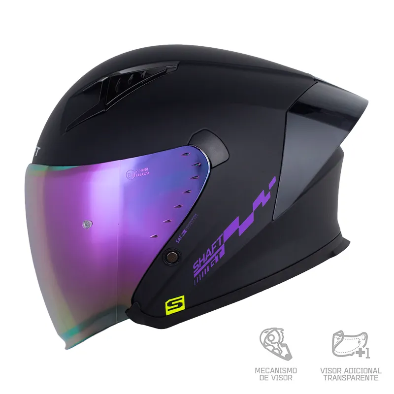 CASCO SHAFT 226 GT SOLID NEGRO MORADO