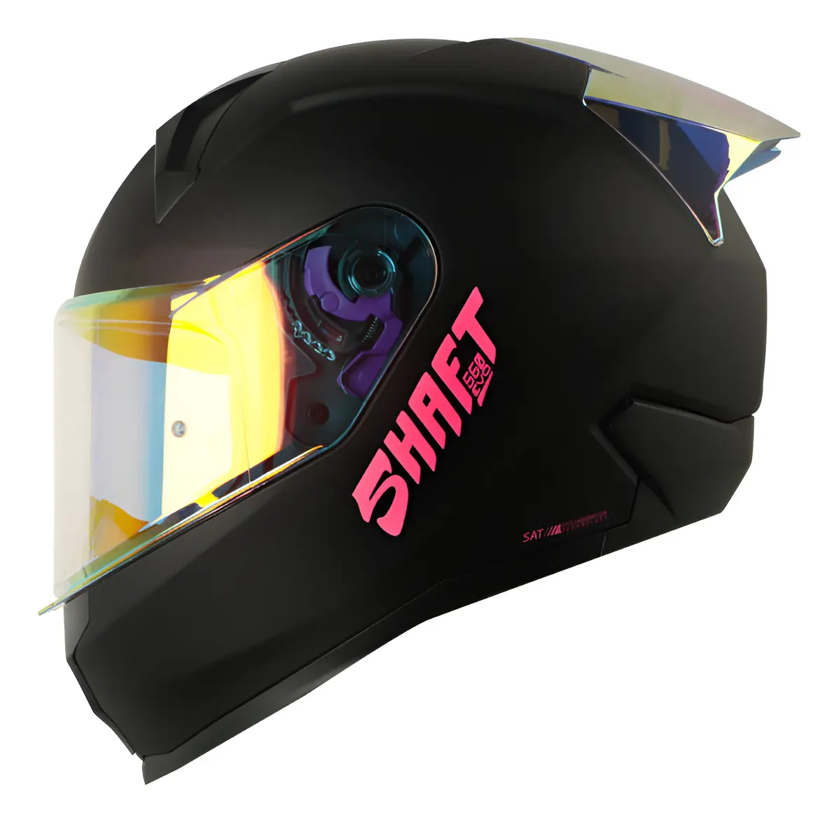 CASCO SHAFT 560 EVO SOLID NEGRO FUCSIA