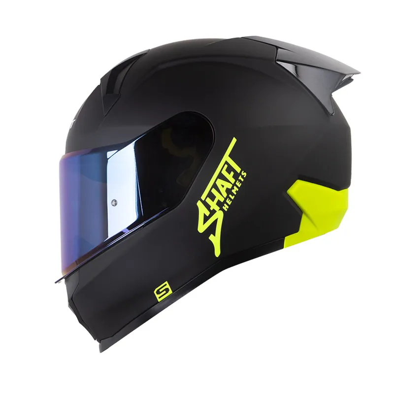 CASCO SHAFT 560 EVO SOLID NEGRO AMARILLO NEON