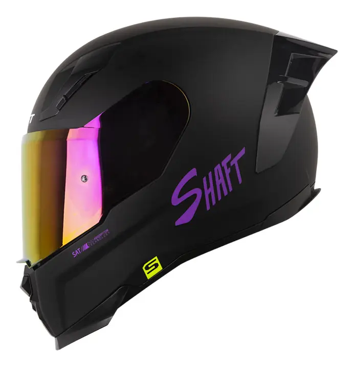 CASCO SHAFT 562R SOLID NEGRO MORADO MATE