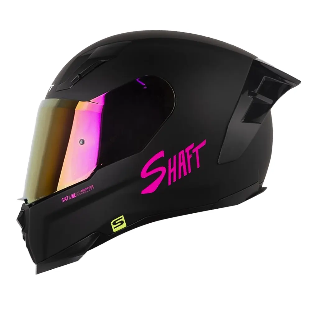 CASCO SHAFT 562R SOLID NEGRO FUCSIA MATE