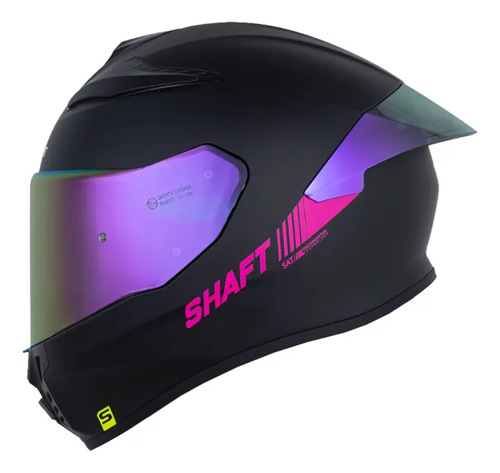 CASCO SHAFT 584 SOLID NEGRO FUCSIA MATE