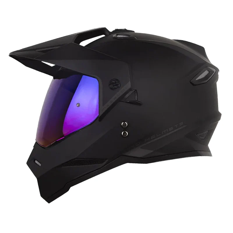 CASCO HRO MX330DV SOLID NEGRO GRIS MATE