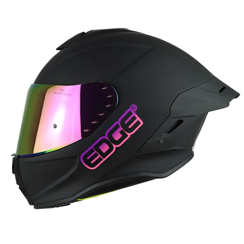 CASCO EDGE SHANGHAI SOLID NEGRO MATE FUCSIA