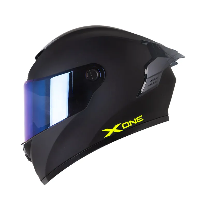 CASCO X-ONE X-500RS SOLID NEGRO AMARILLO NEON