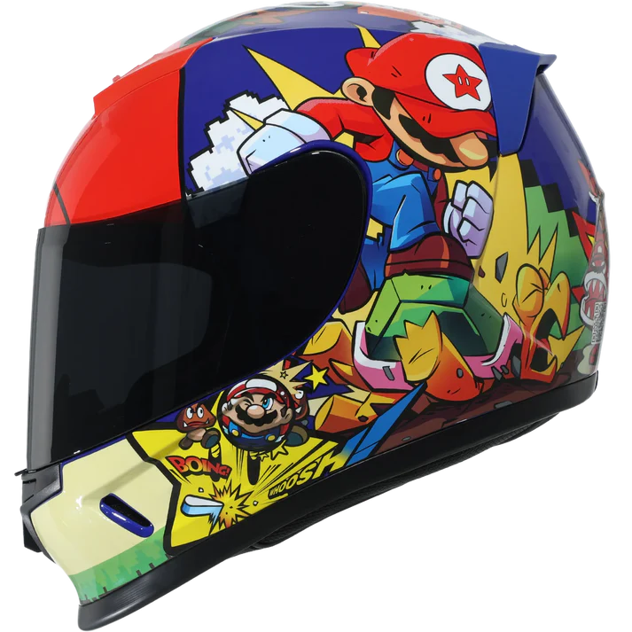 CASCO XTRONG XTR-002 MARIUS AZUL BRILLO