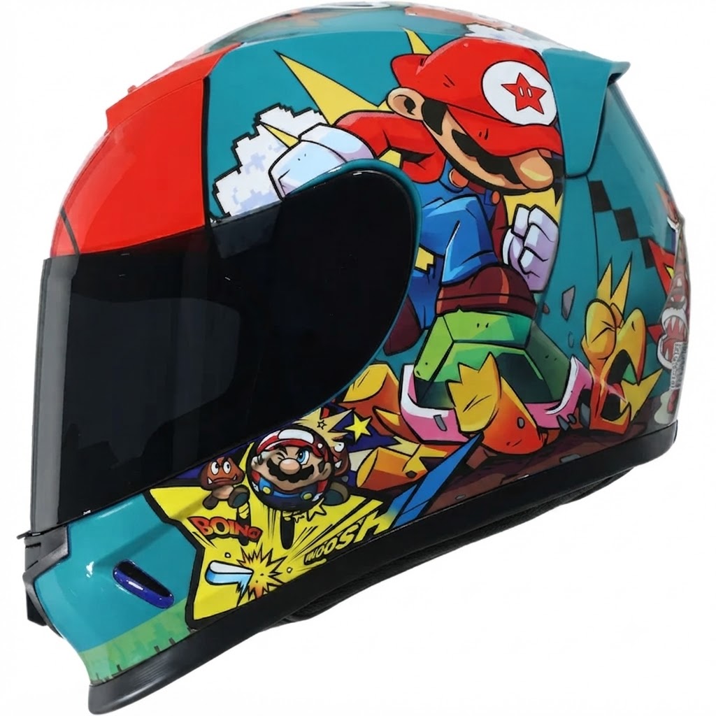 CASCO XTRONG XTR-002 MARIUS TURQUESA BRILLO