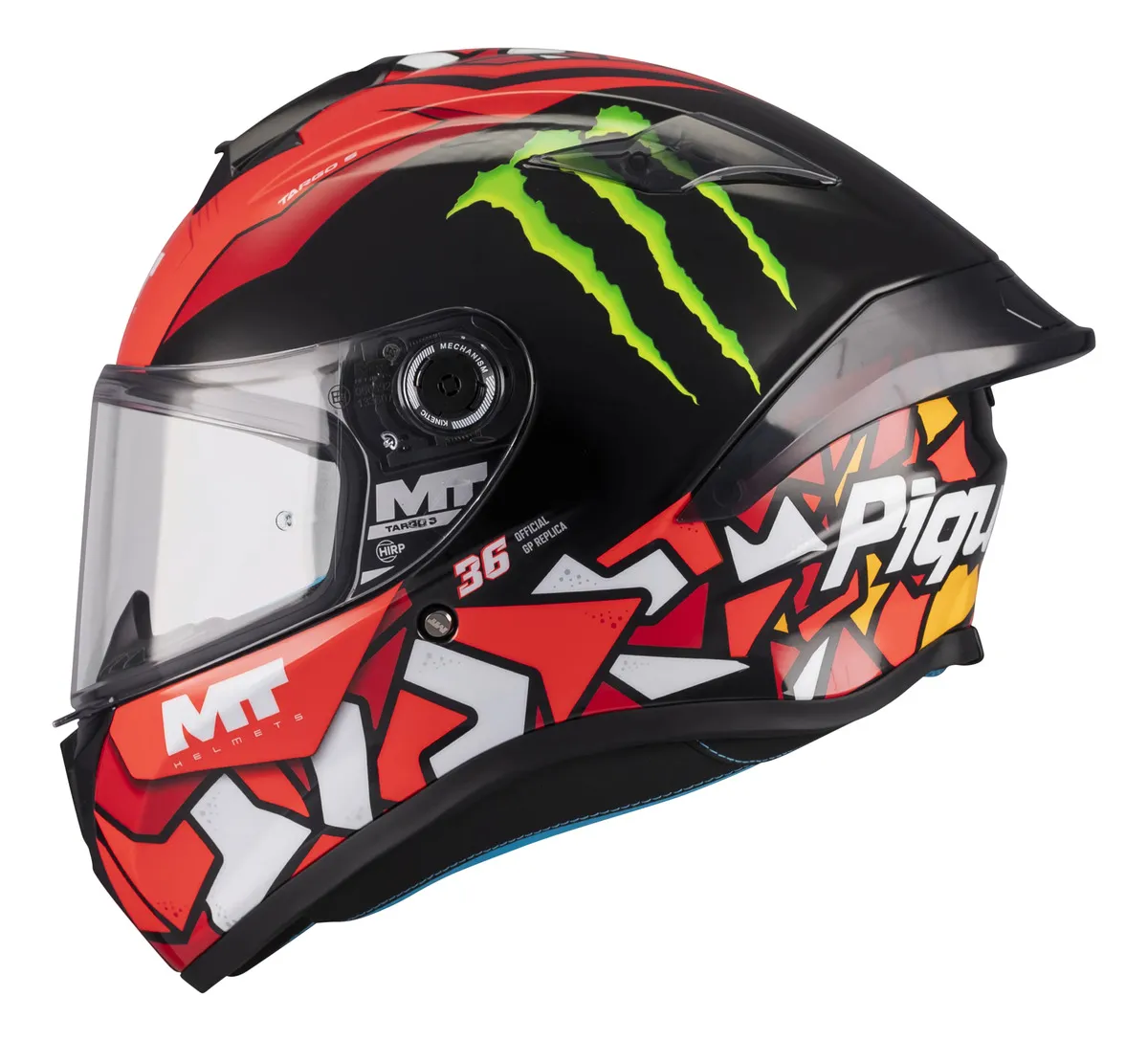 CASCO MT TARGO S PIQUERAS BRILLO