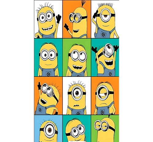 BUFF 70 CM MINIONS 731