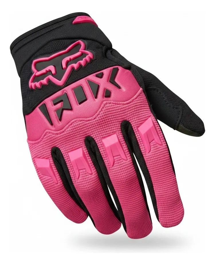 GUANTES FOX NIÑO FUCSIA