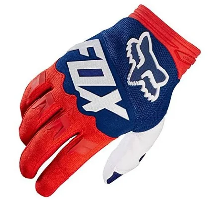 GUANTES AAA FOX ROJO AZUL