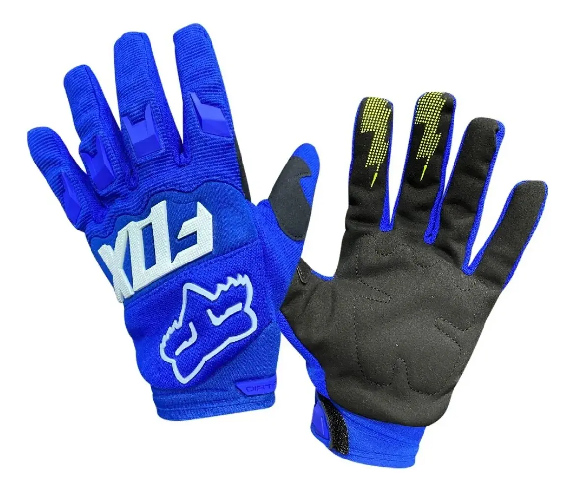 GUANTES AAA FOX AZUL