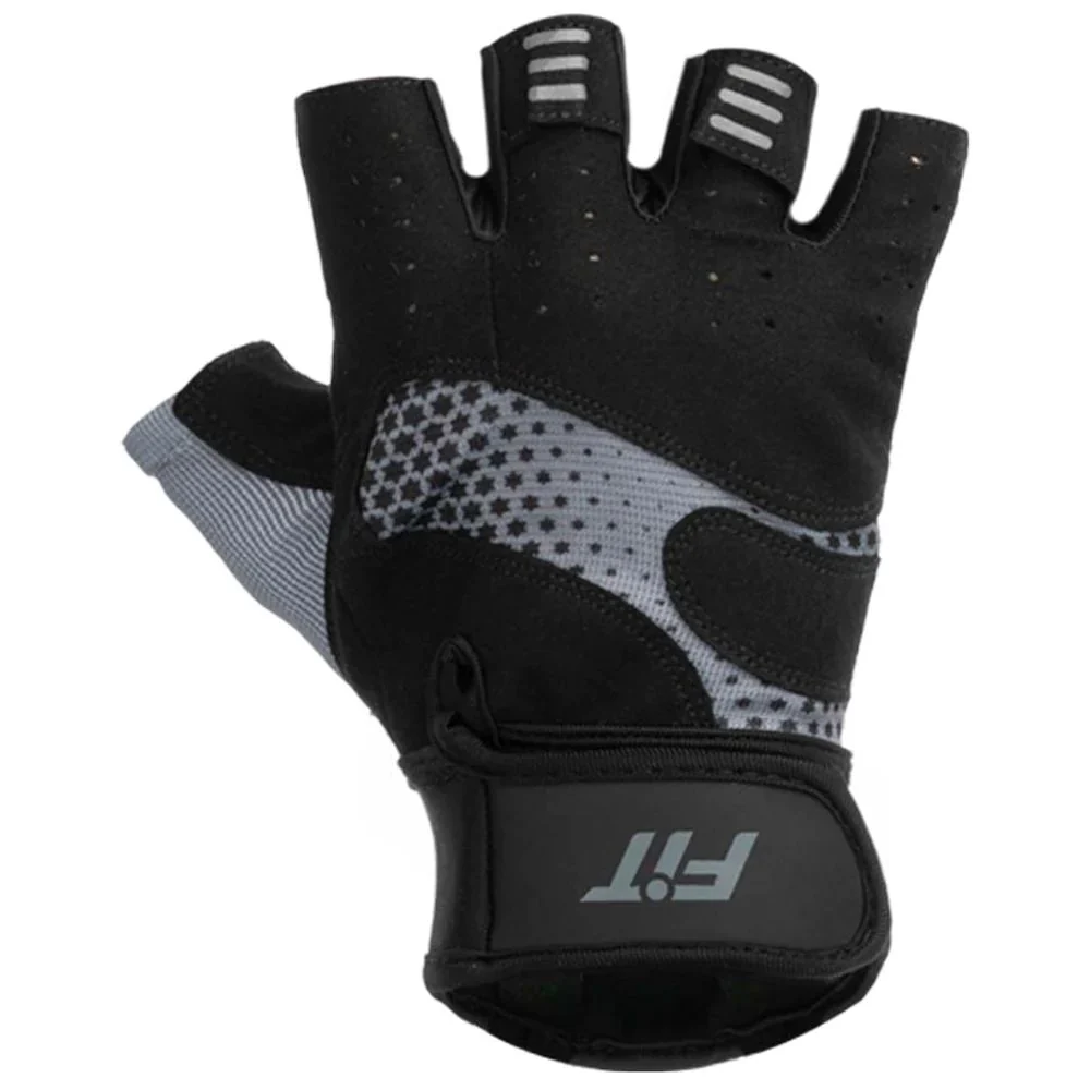 GUANTES HA STAKE  SPORTFITNESS NEGRO GRIS