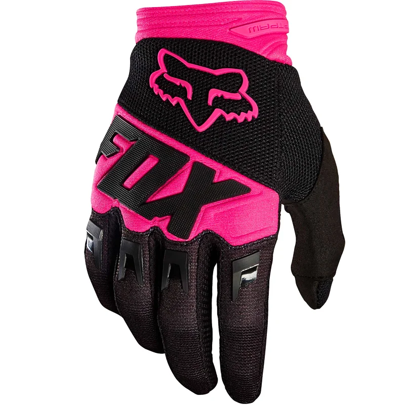 GUANTES AAA FOX FUCSIA NEGRO