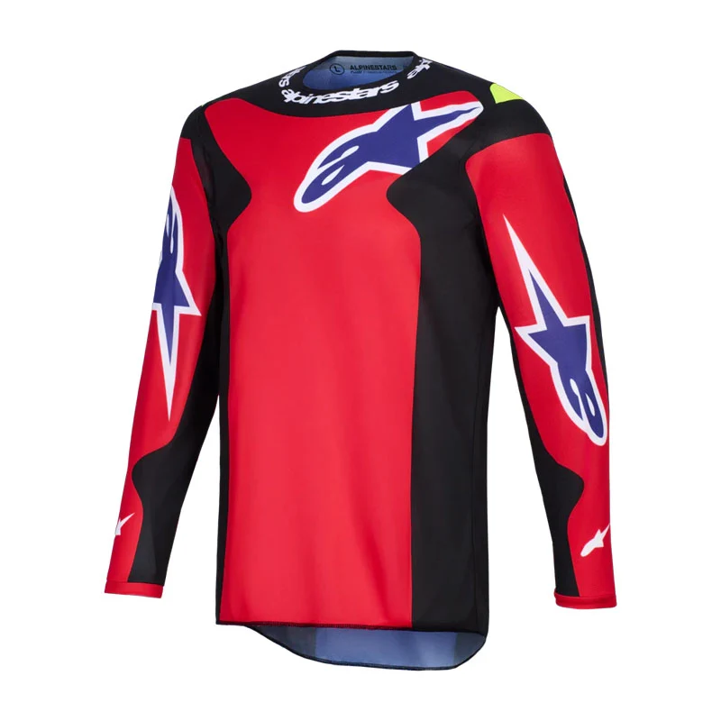 JERSEY ALPINESTARS GRID ROJO NEGRO MORADO