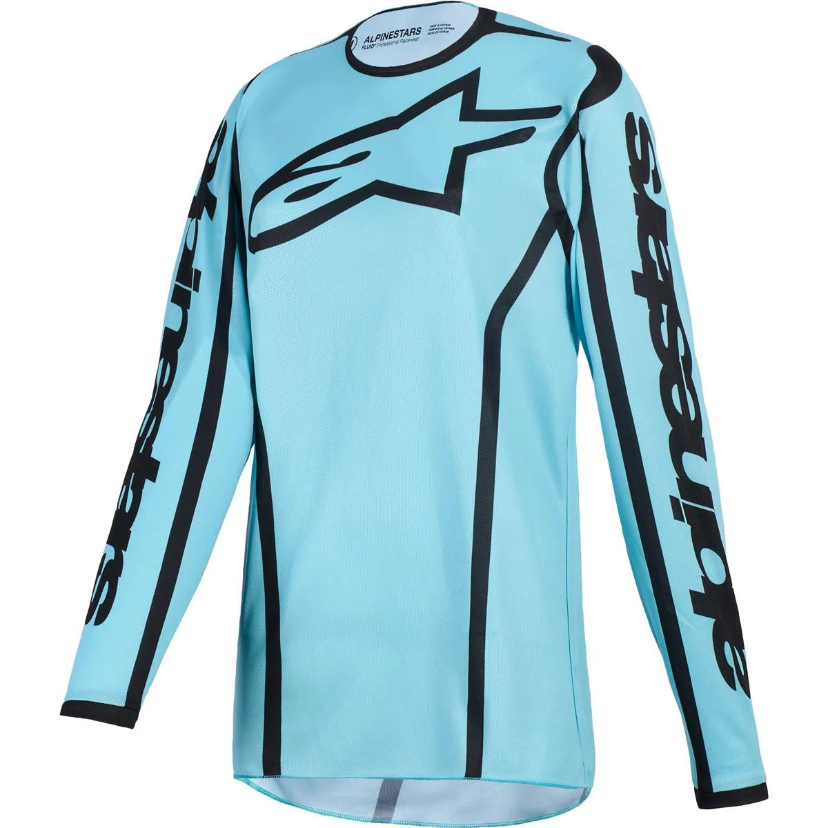 JERSEY ALPINESTARS FLUID APEX AZUL NEGRO