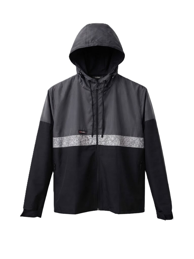 CHAQUETA VICRABS CORTAVIENTO WIND NEGRO GRIS