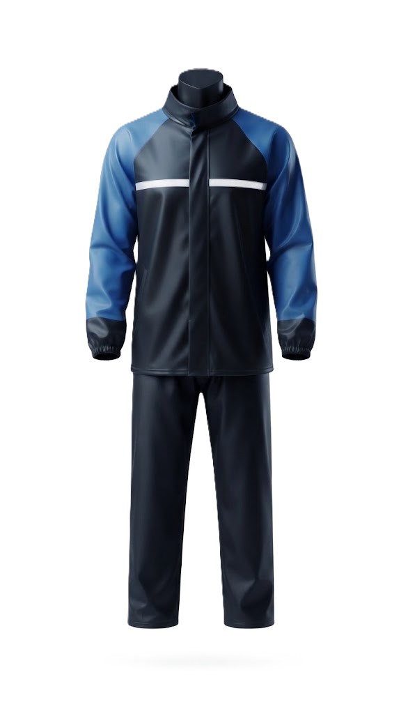 IMPERMEABLE SILICONADO AZUL