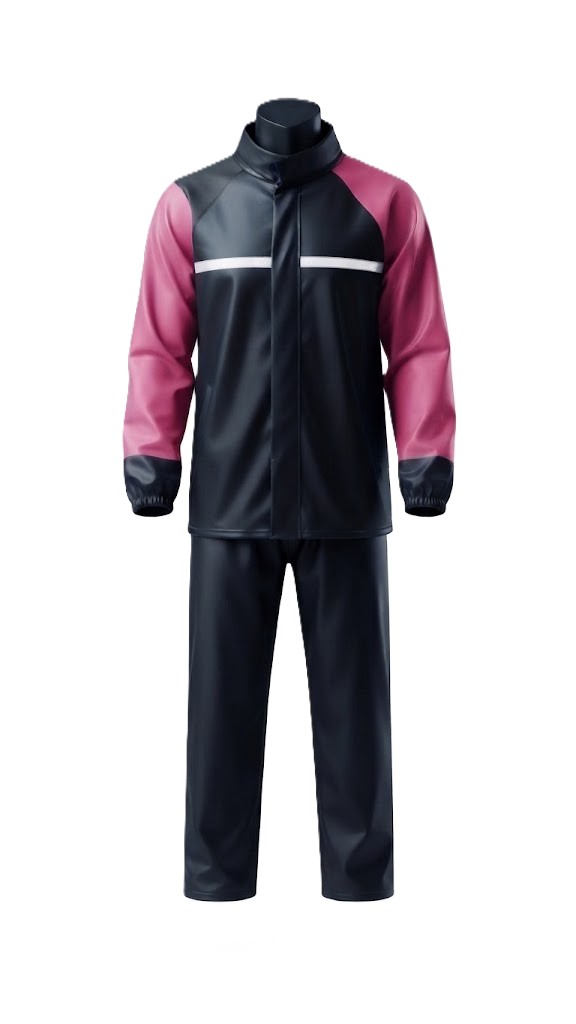 IMPERMEABLE SILICONADO ROSADO