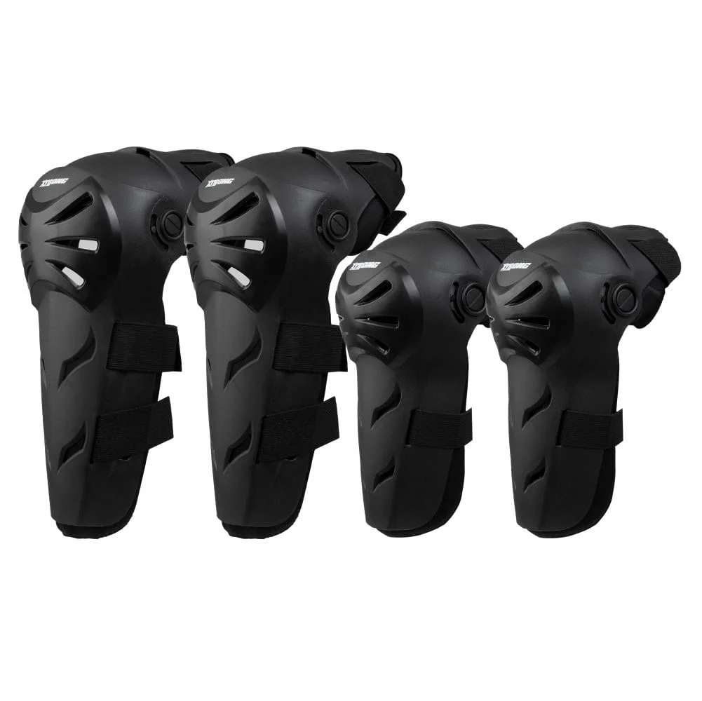 RODILLERAS XTRONG XTR-K-01 SET NEGRO