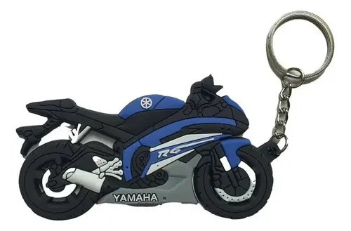 LLAVERO MOTO R6 AZUL