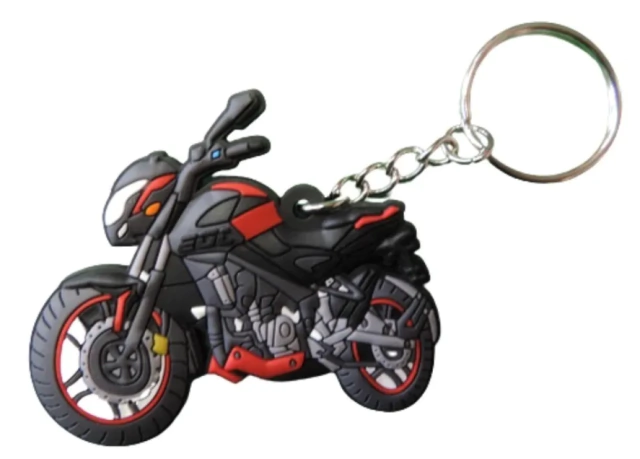LLAVERO MOTO NS200 ROJO