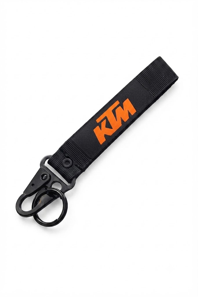 LLAVERO CHAPA METALICA KTM NEGRO