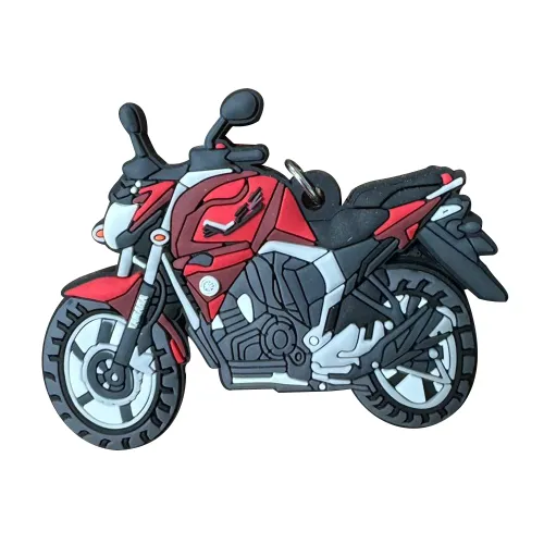 LLAVERO MOTO FZ ROJO