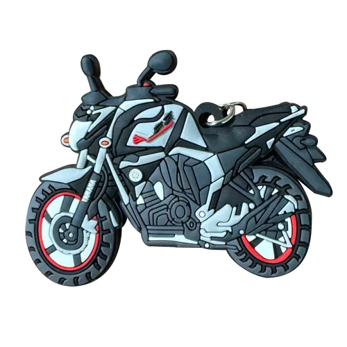 LLAVERO MOTO FZ GRIS